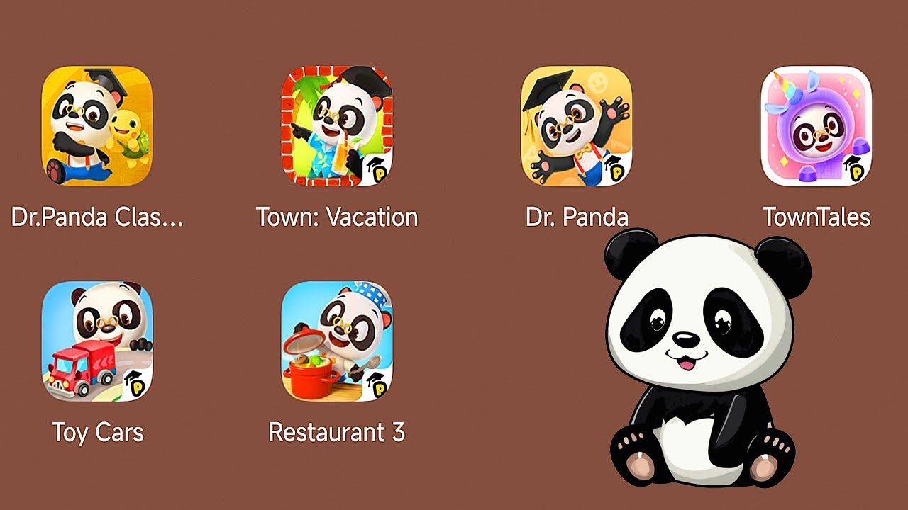 Dr. Panda World,Dr Panda Town: Vacation,Dr Panda Firefighters,Dr Panda Town Tales,Dr Panda Toy Cars