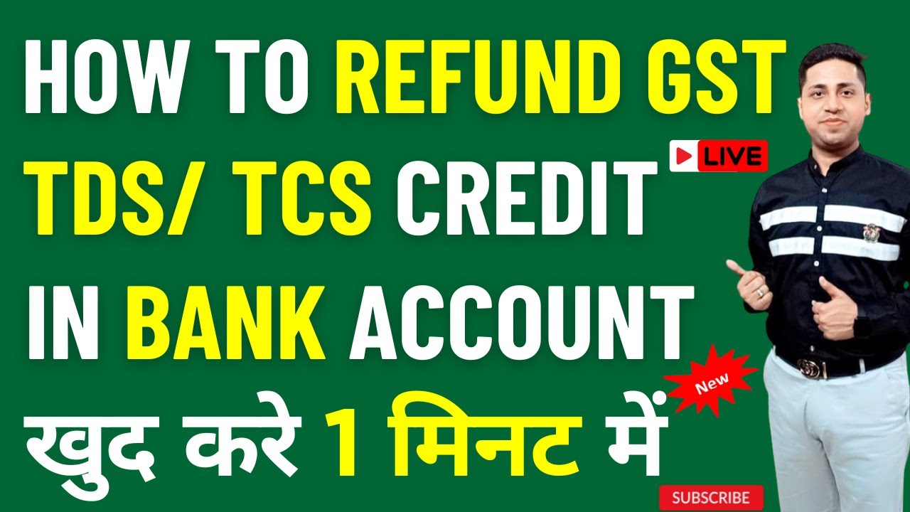 HOW TO CLAIM GST TDS / TCS. FILE GST TDS RETURN. TCS AND TDS CREDIT RECEIVED