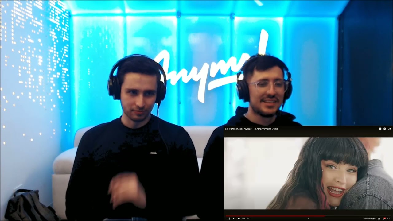 [Reacción] Fer Vazquez, Flor Alvarez - Te Amo ♡ (Video Oficial) | ANYMAL LIVE 🔴