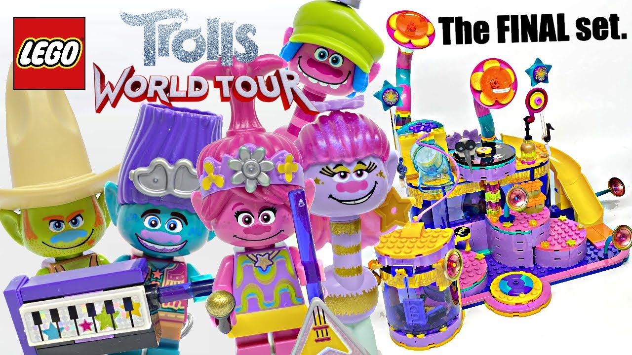 LEGO Trolls Vibe City Concert review! 2020 set 41258!