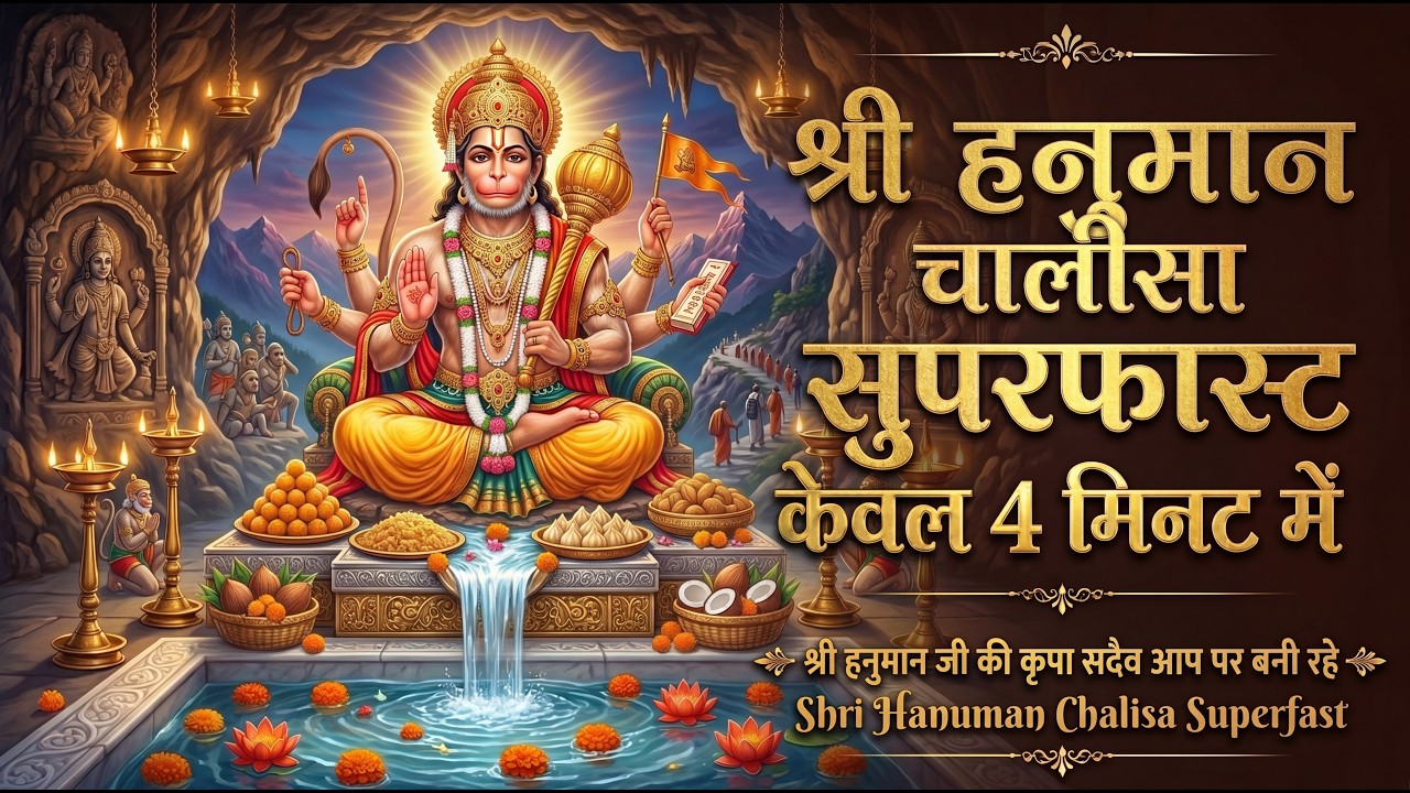 हनुमान चालीसा फास्ट | हनुमान चालीसा