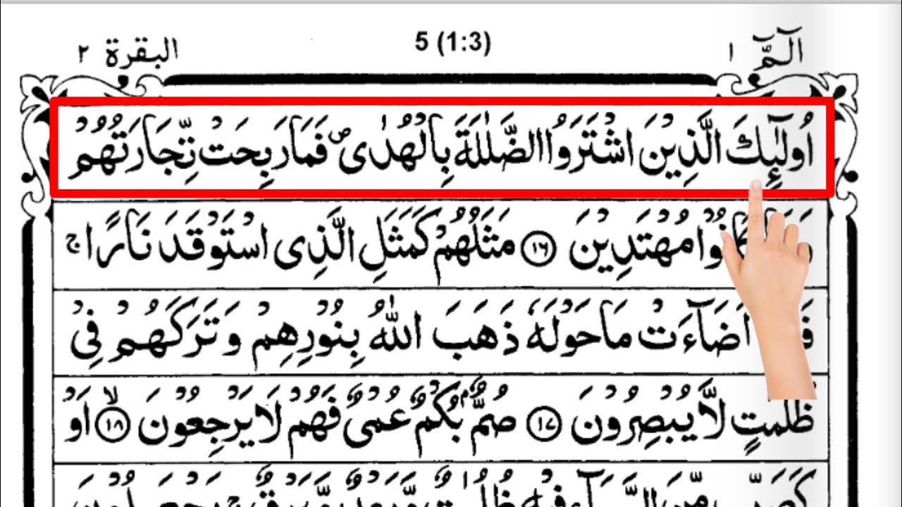 Quran Para 1 – Page 3 | Word by Word Recitation with Tajweed | Al-Baqarah