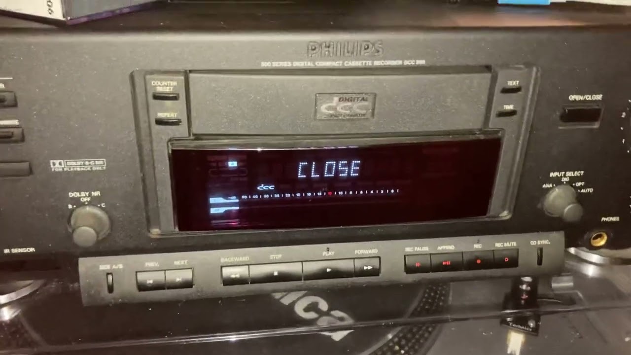 My restored 1992 DCC 900 Digital Compact Cassette deck