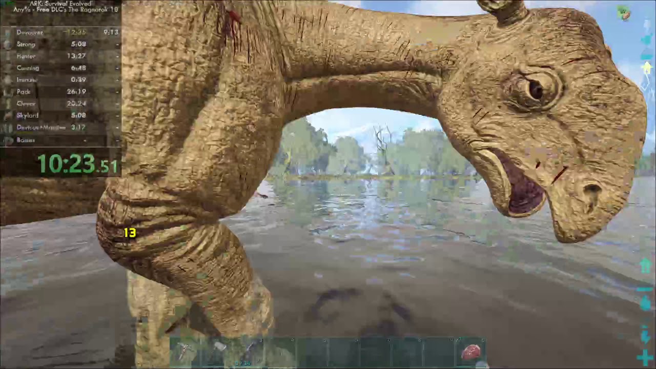 [WORLD RECORD] ARK: Survival Evolved Any% - The Ragnarok [1:13:17.27]