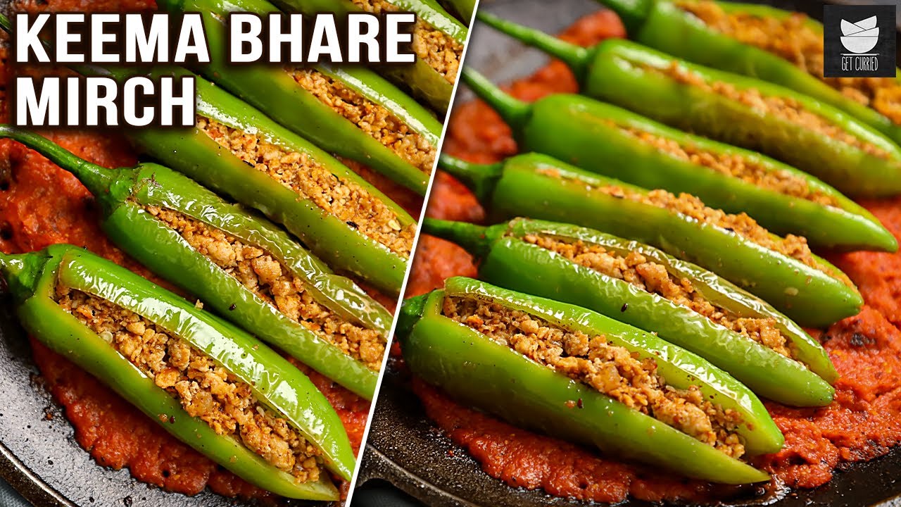 Keema Stuffed Chilli | Murgh Bharwa Mirch | Chicken Keema Recipe By Smita Deo | Get Curried
