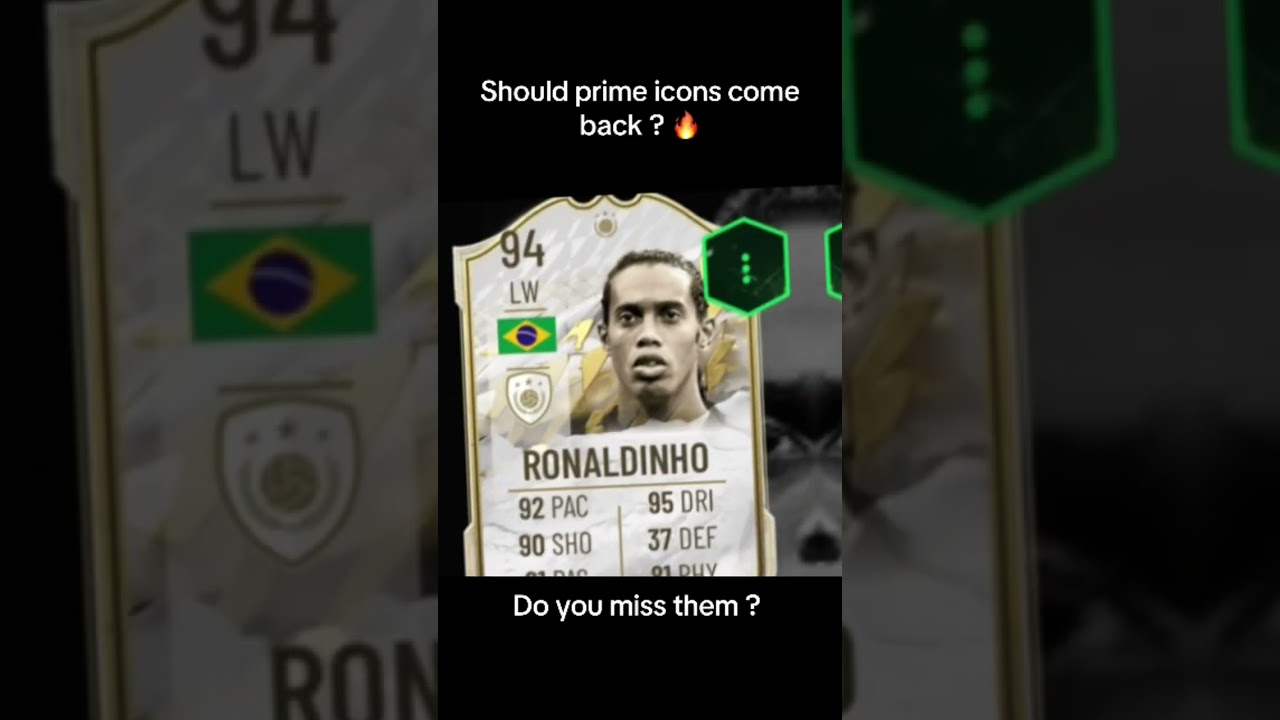 Should prime Icons Return in FC ? 🔥 FC 25 Ultimate Team #shorts #fc25 #fifa #icon #primeicon #fyp