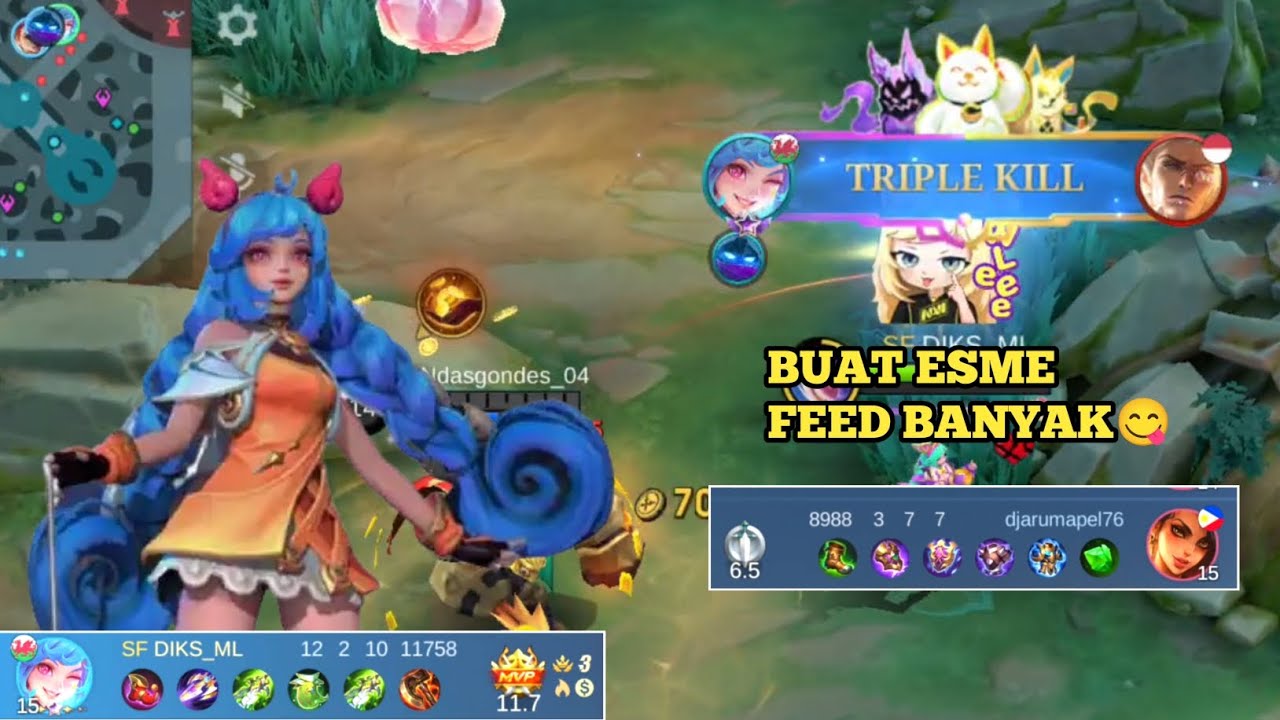 SOLO RANK!CARA MELAWAN ESME PAKE CICI DIKSML//mlbb//HAVE FUN//ENJOY IN GAME😎#diksml #cici #mlbb #id 