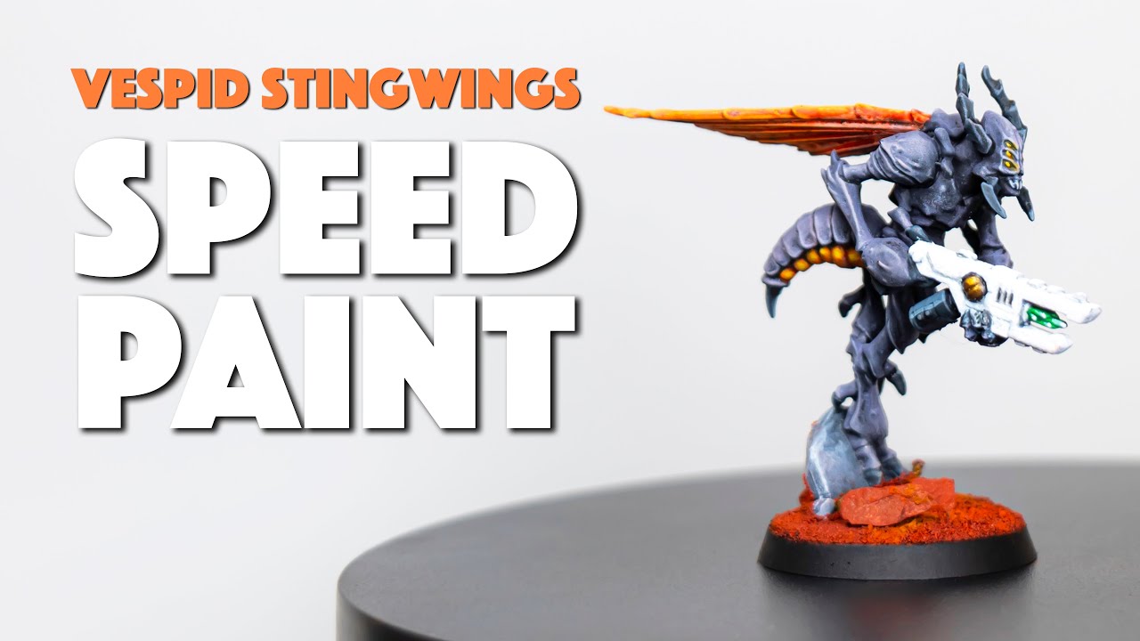 How to Paint Vespid Stingwings | Speed Painting | Kill Team Hivestorm