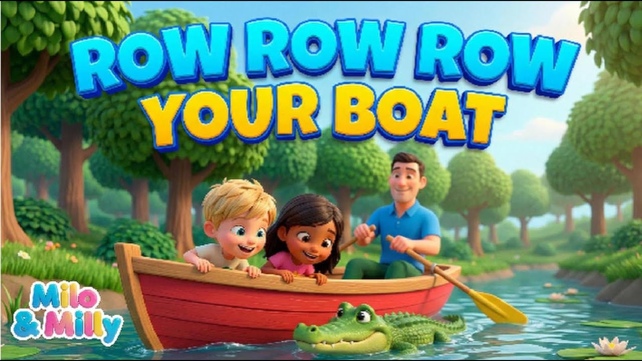 Row Row Row Your Boat + Old Macdonald Had A Farm | Milo & Milly Kids Songs | Nursery Rhymes