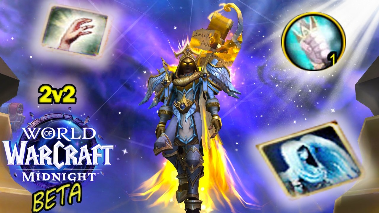 HOLY PRIEST PVP 2v2 ARENA (World of Warcraft MIDNIGHT) [BETA TEST] 🙏🙏