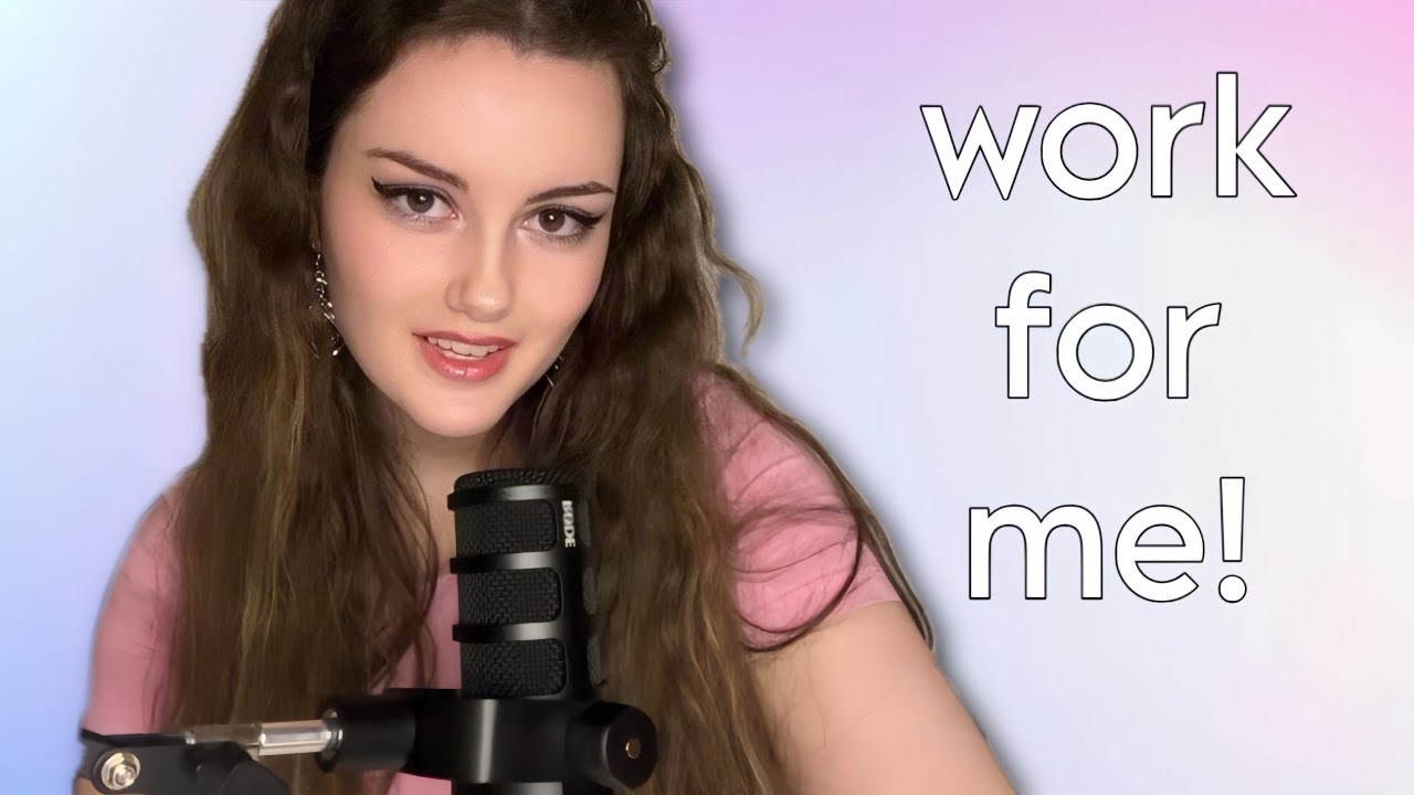 ASMR - Избалованная девушка тонко манипулирует вами, чтобы вы полюбили свою работу (тихий голос)
