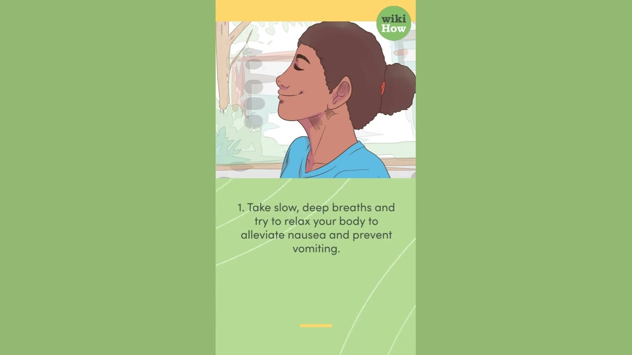 How To Stop Yourself from Throwing Up
