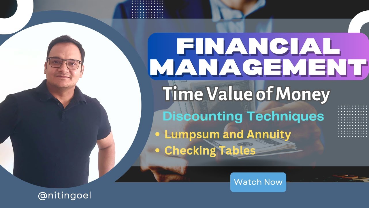 #3 Time Value of Money II Discounting