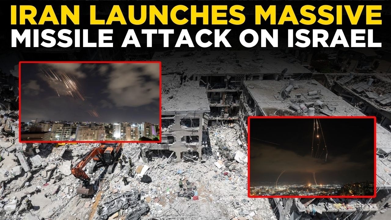 US IRAN WAR LIVE: Iran Launches Major Missile Strike on Israel, Hypersonic & Ballistic Barrage