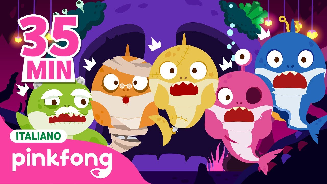 [BEST] Halloween con Bimbo Squalo🦈ㅣ+CompilazioneㅣBaby SharkㅣPinkfong! Canzoni per Bambini