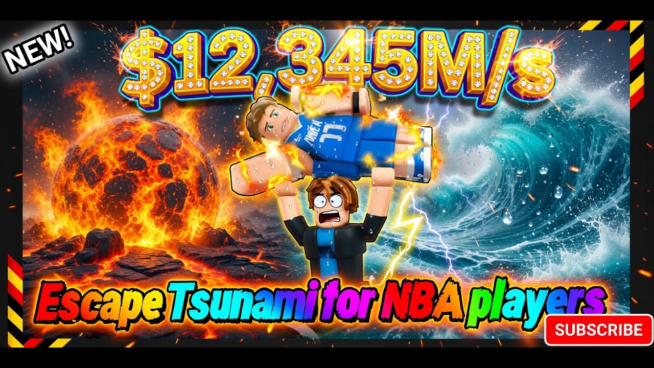 Roblox Escape Tsunami NBA players