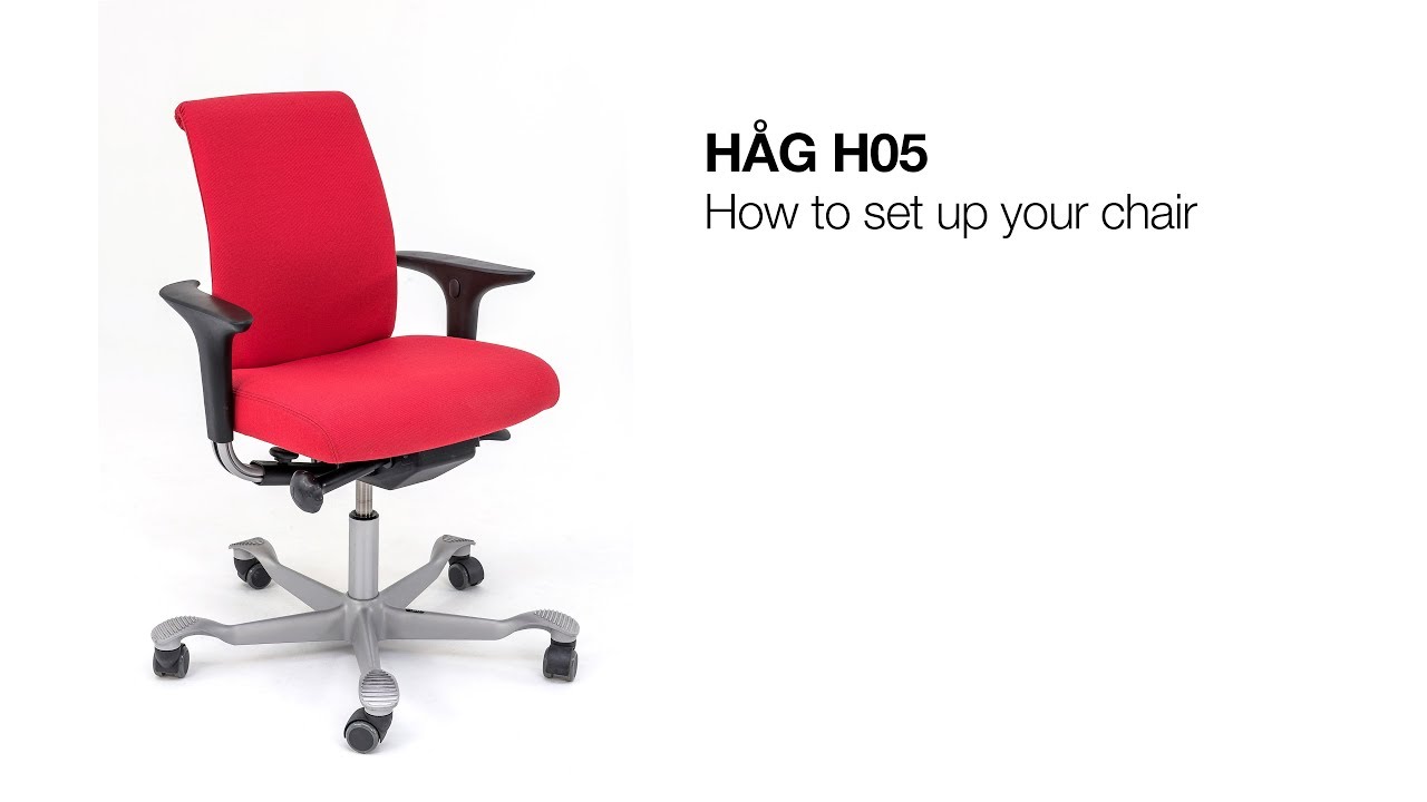 HÅG H05: How to set up your chair