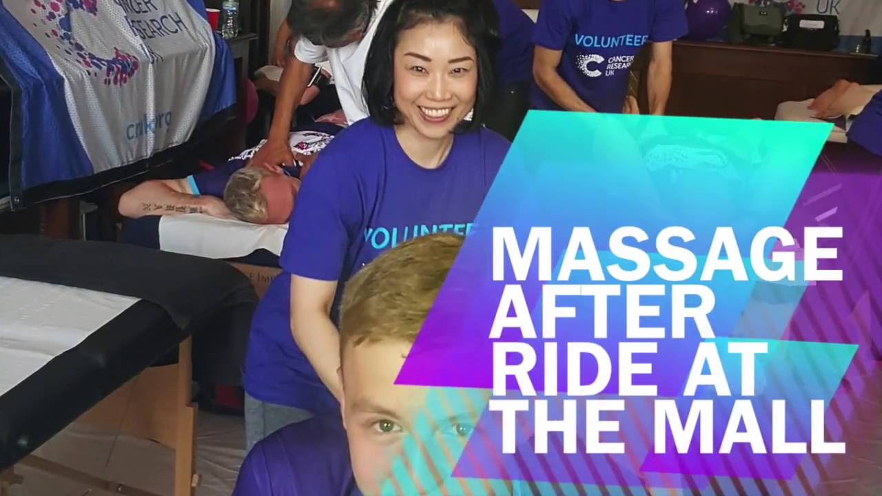 Cancer Research Massage Volunteer at RIDELONDON - SURREY 100　20160731