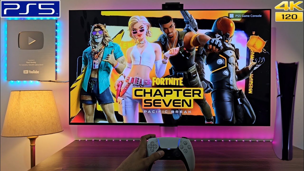 Fortnite Chapter 7 (PS5 Slim) 4K HDR 120FPS | #1Victory Royale 😍