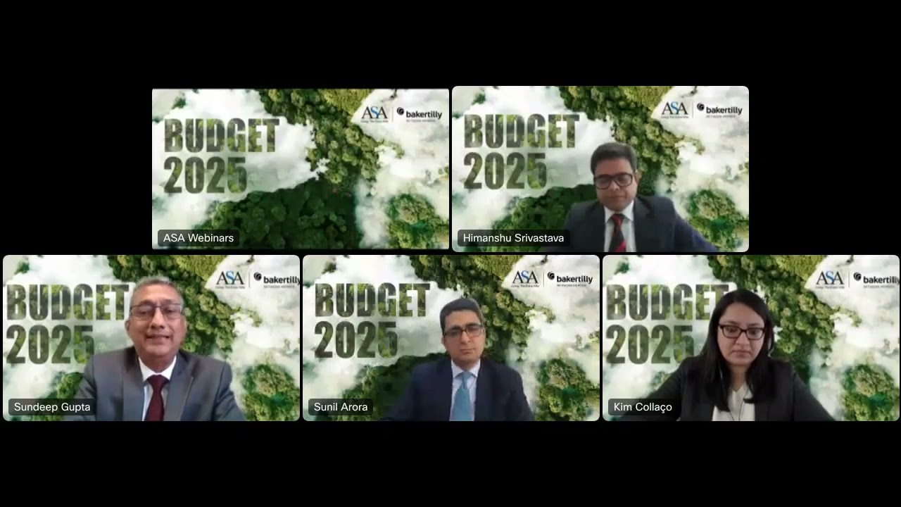 Baker Tilly ASA India Webinar: Budget 2025 - Key Impacts and Strategic Analysis