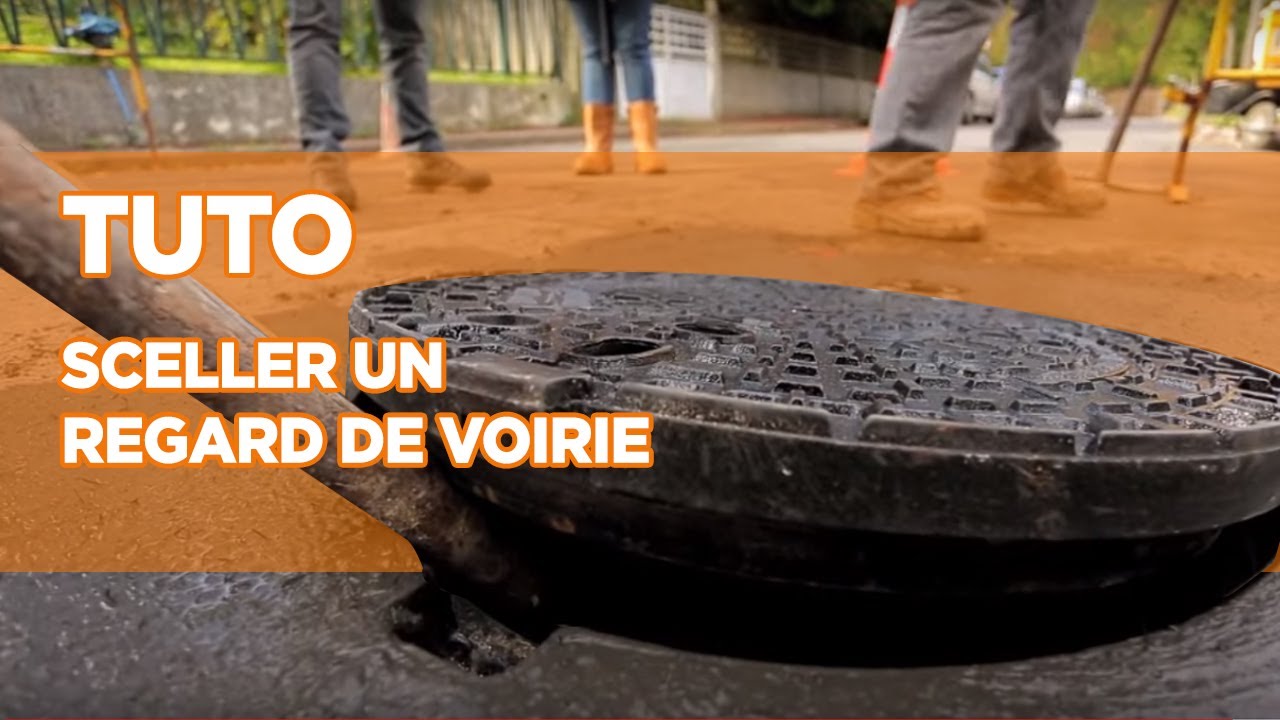 Comment sceller un regard de voirie ? classe D400 PAMREX - Saint-Gobain PAM