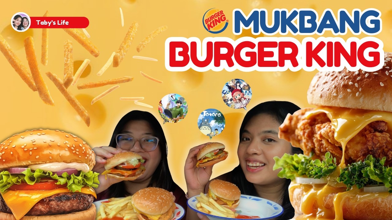 MUKBANG BURGER KING!!! Sambil Ngobrol Seputar Film dan Anime!! Seruu Banget!