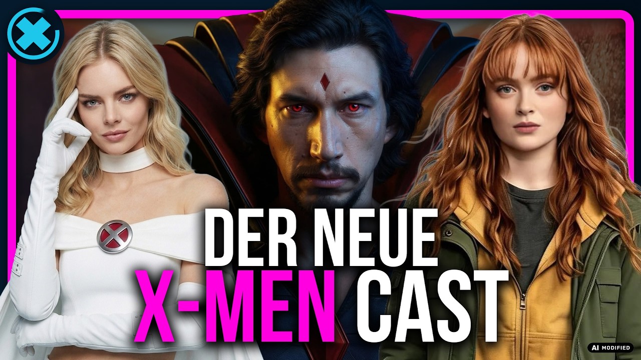 Der neue X-Men Cast steht fest. Marvel setzt auf Adam Driver, Sadie Sink und viele mehr