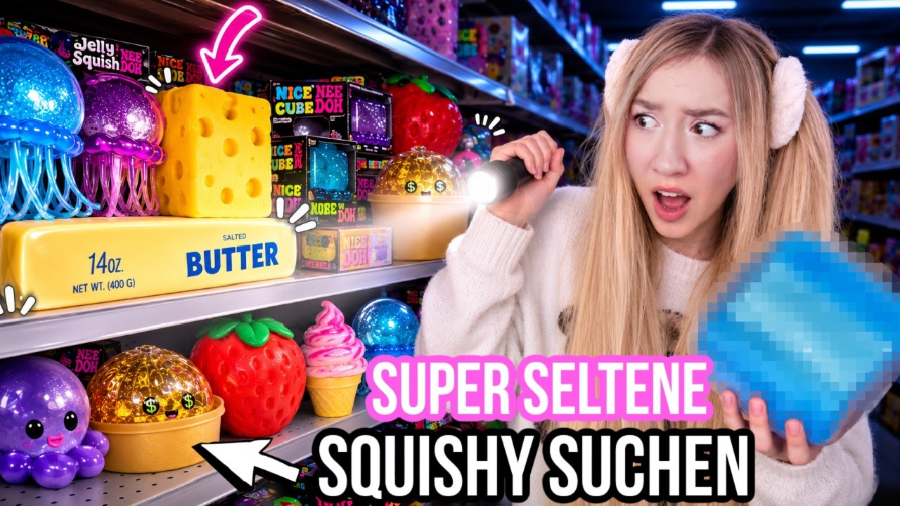 BUTTER SQUISHY 🧈🛒 LIVE SHOPPING seltenste ORIGINALE NEEDOH SQUISHIES in FLORIDA (ORIGINAL vs FAKE?)