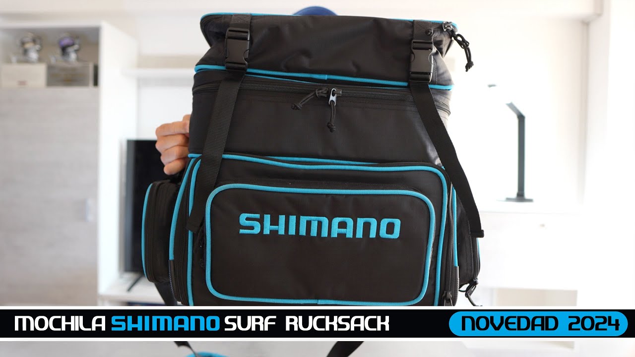 MOCHILA SHIMANO SURFCASTING RUCKSACK al desnudo - Novedad 2024 👌
