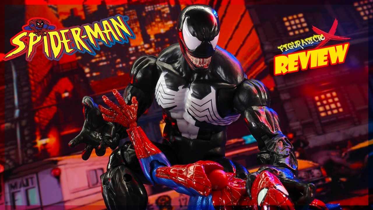 Review Venom Walmart Exclusive Marvel Legends Retro Spiderman 2024 85 Years Unboxing Reseña Español