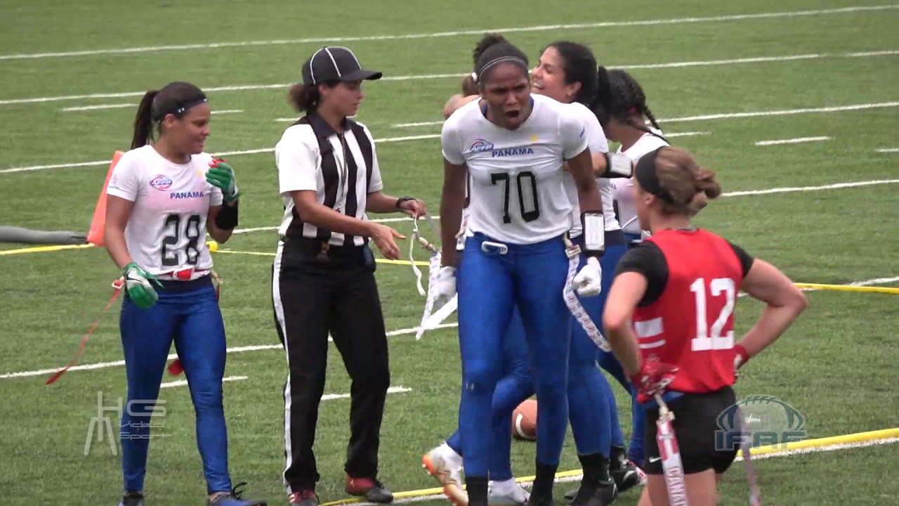 MUNDIAL DE FLAG FOOTBALL 2018 PANAMA VS CANADA FEMENINO DIA 1