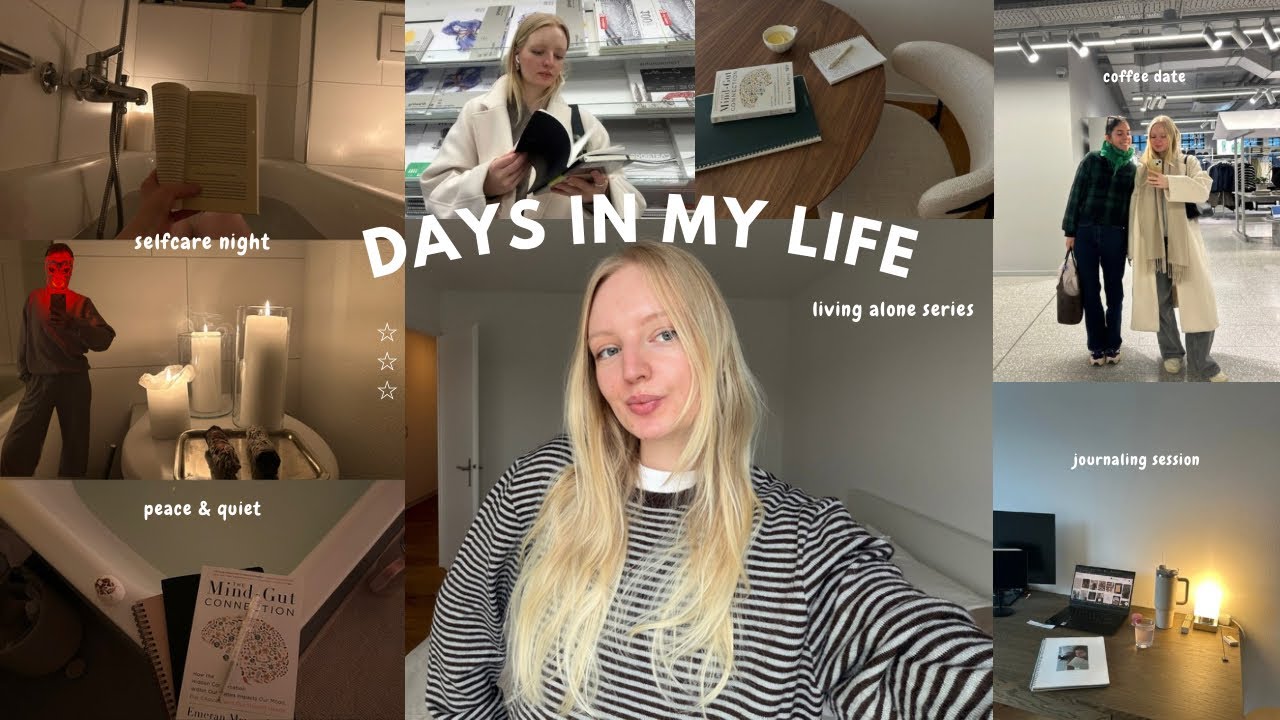 living alone series: working on apartment, selfcare, cooking, meeting my friends, jysk haul