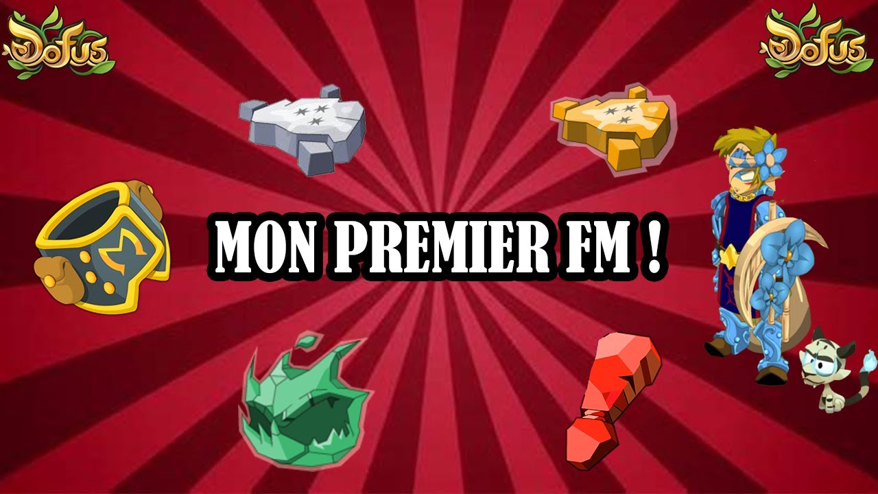 Je débute la forgemagie sur Dofus ! ( attention les yeux !😅)