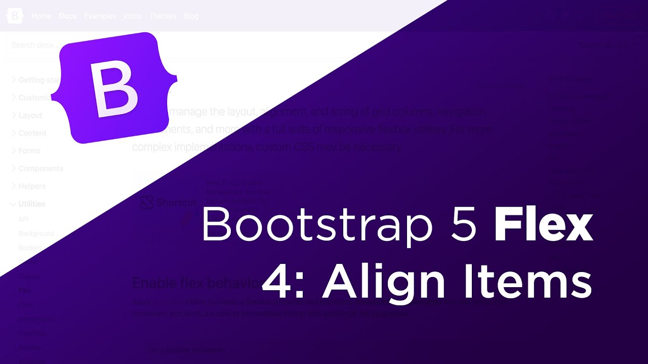Выравнивание строк и столбцов // Руководство по адаптивному Flex-дизайну в Bootstrap 5 // Часть 4