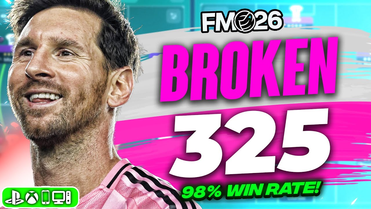 This 3-2-5 Tactic is CHEATING! (98% Win Rate) | Best FM26 Tactics