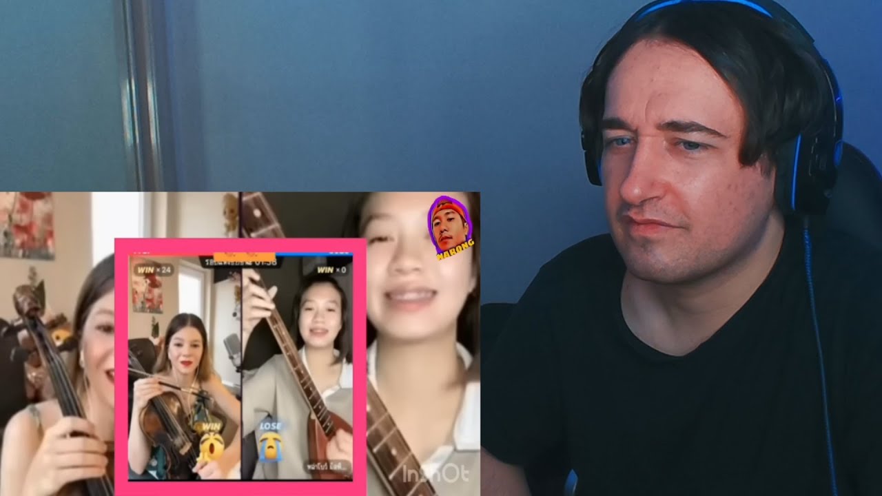 #หล่าโบมือพิณโชว์เพลงนี้สาวต่างชาติชอบ! ทนไม่ไหวโยกตามสิครับ555 (REACTION!!)