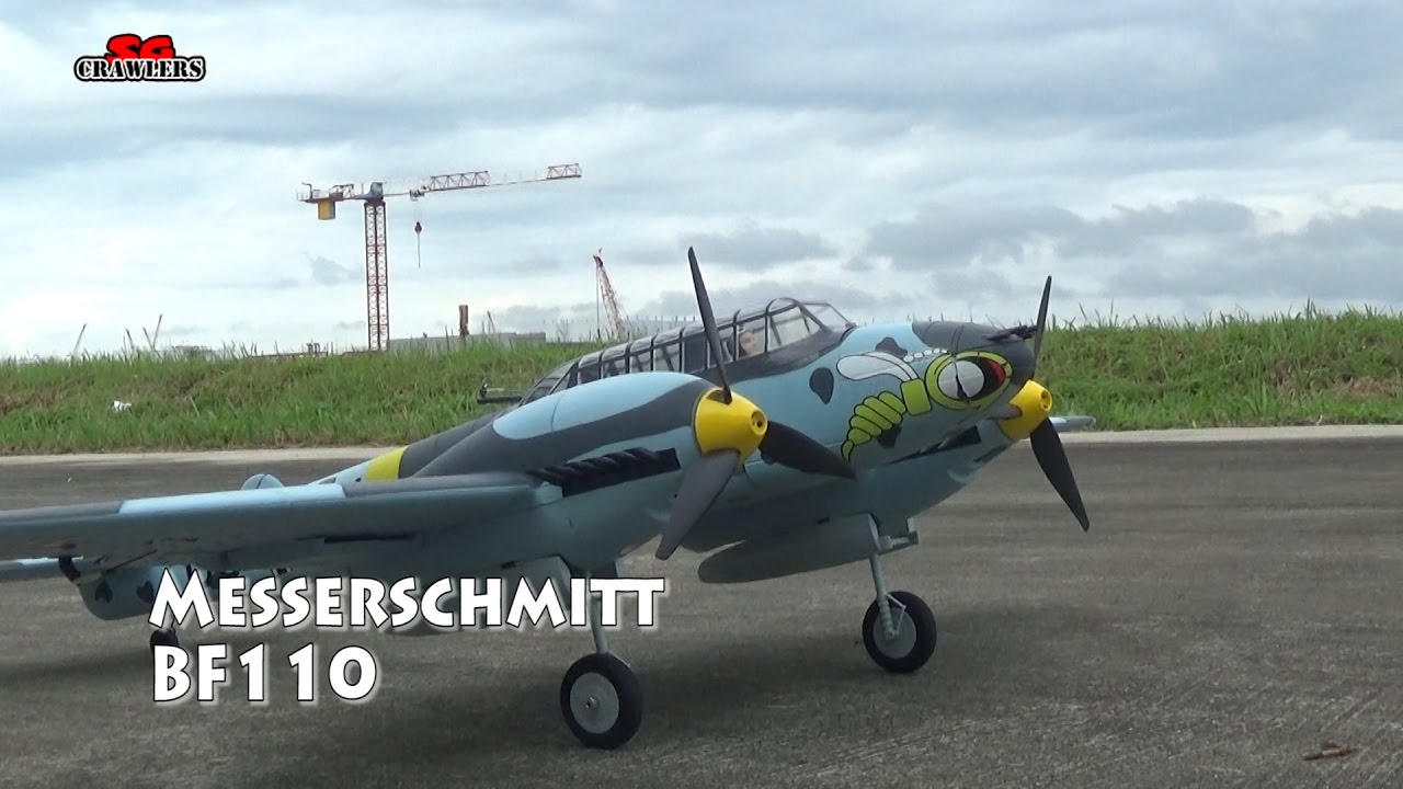 Dynam Messerschmitt BF-110 1500mm 59