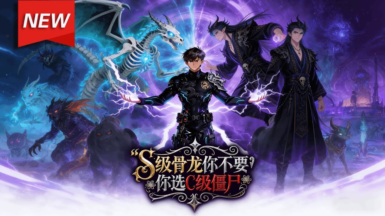 MULTISUB📢新番上线《S级骨龙你不要，你选C级僵尸？》第1~100集丨王宇选择C级僵尸，遭众人嘲讽，殊不知他绑定系统，僵尸竟是拥有不死不灭特性的将臣，凭借系统任务与将臣之力，打脸众人#破晓动漫社