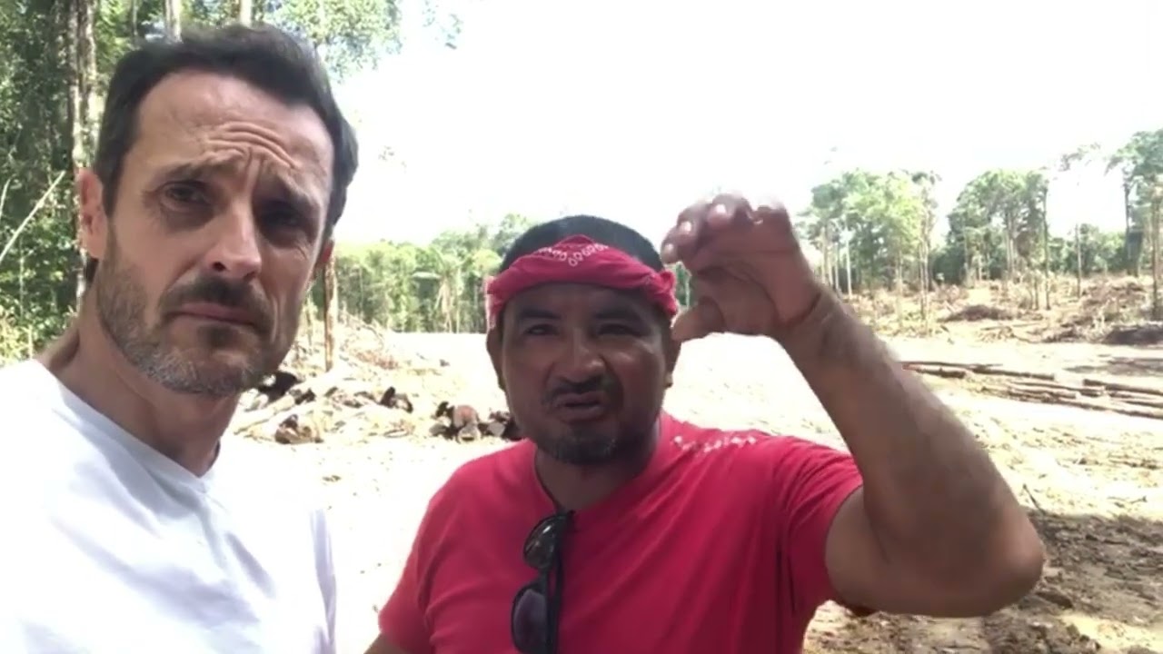 Thomas Brail en Guyane - Village Prosperité - projet CEOG