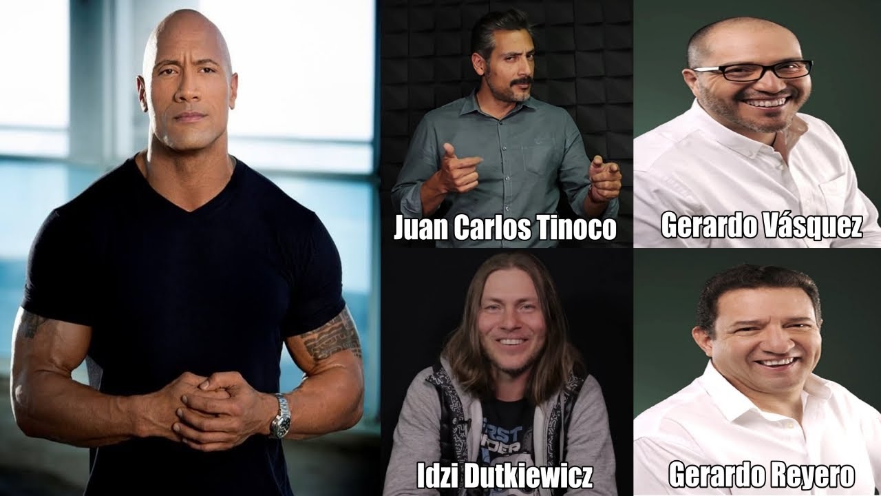 Las Voces De Dwayne 'The Rock' Johnson - Doblaje Latino