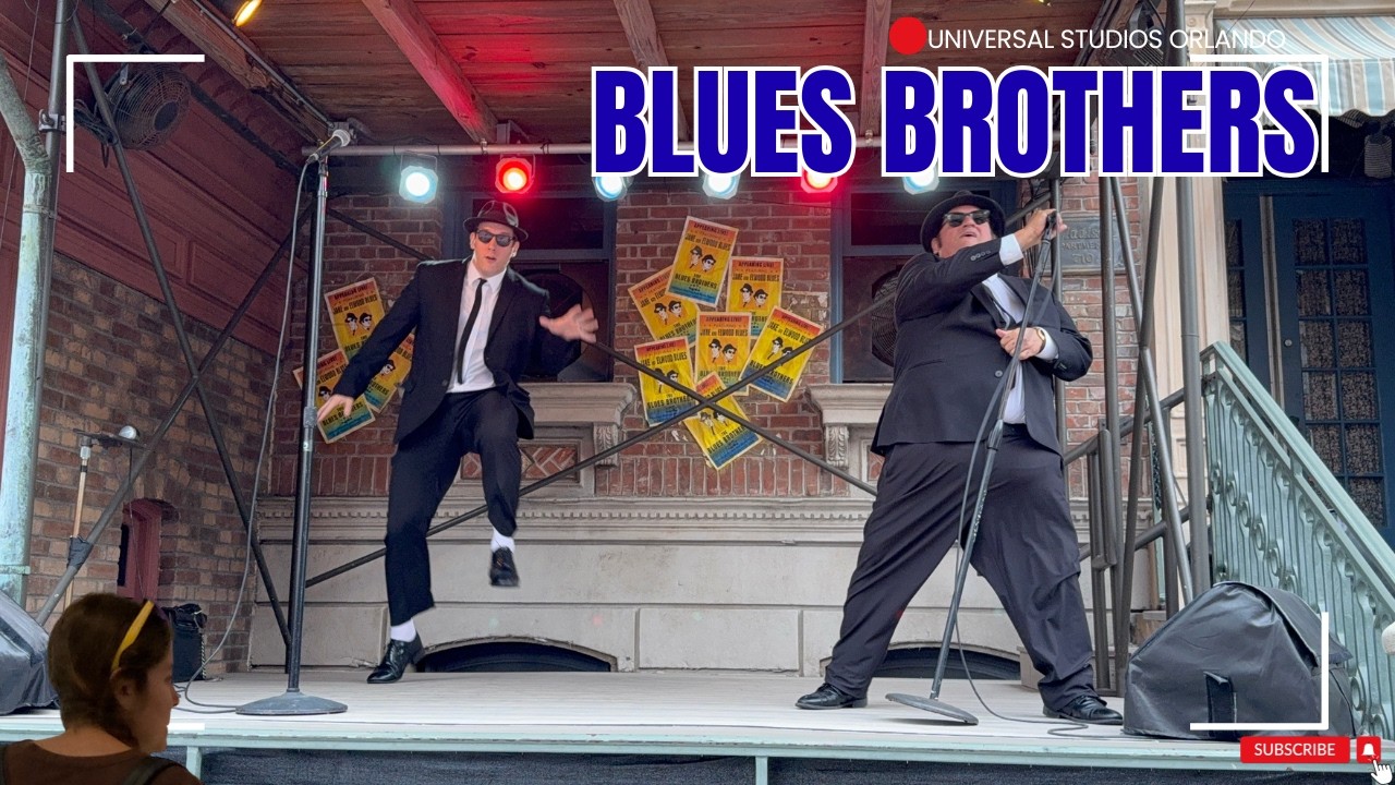 Blues Brothers Show at Universal Orlando Resort #bluesbrothers #universalstudios #universalorlando