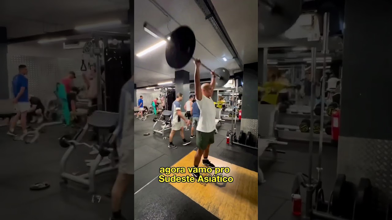 Diferen&ccedil;a de malhar na Europa x &Aacute;sia! #gym #lifestyle #esporte #natureza #filipinas #travel #viagem