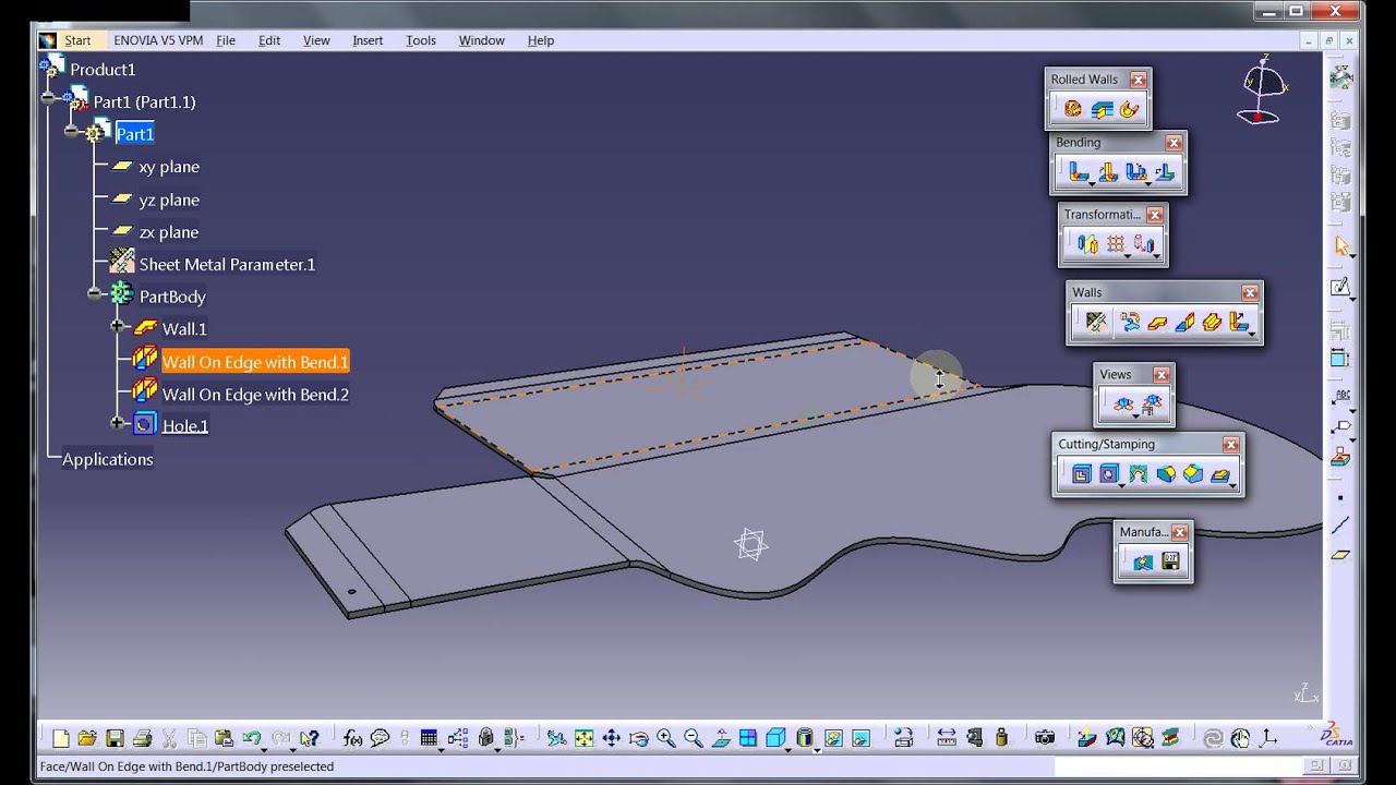 CATIA- Lamiera- Generative Sheetmetal Design