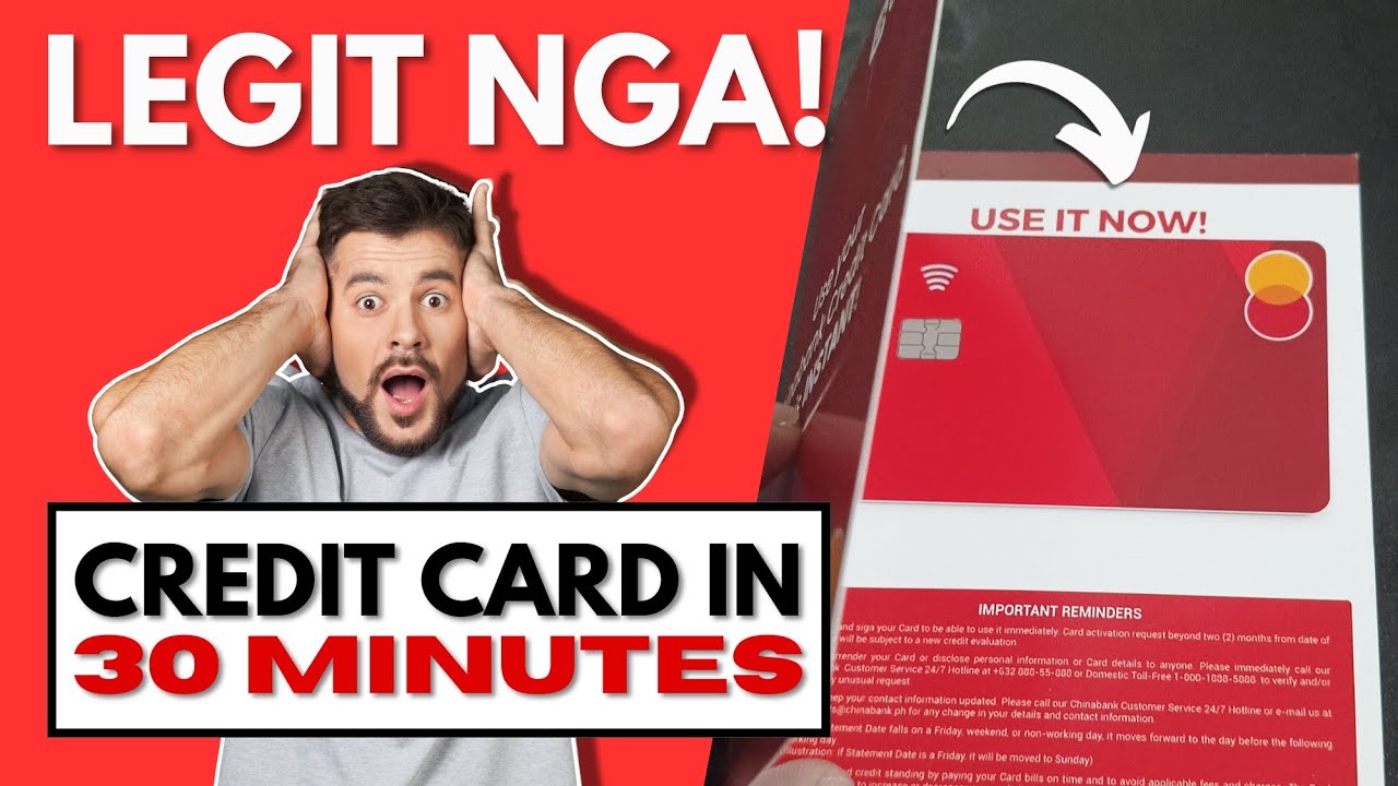 Get a Chinabank Credit Card in 30 minutes: Credit Card Application Review