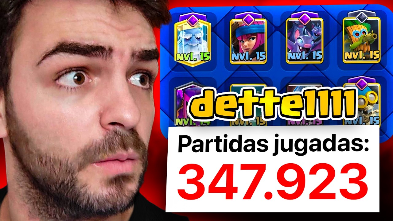 Pruebo el Mazo del Jugador con mas Partidas en Clash Royale!😱
