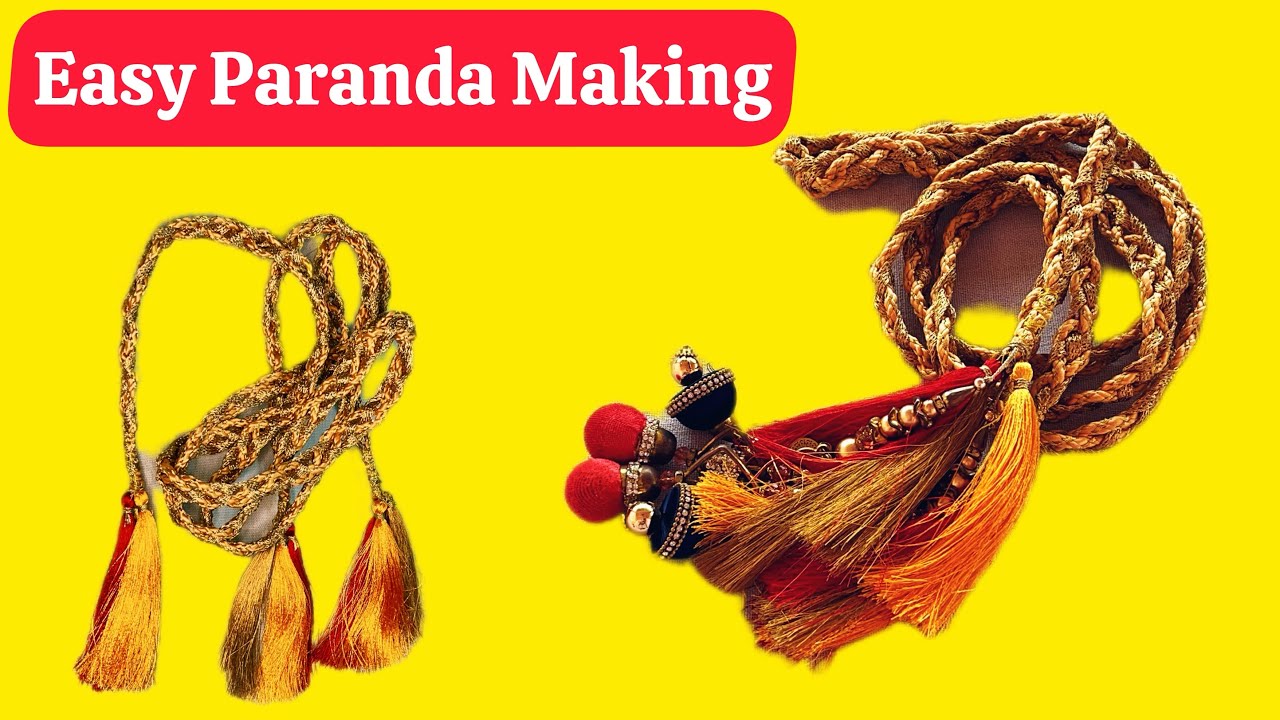Paranda making at home || Easy and Simple idea for Paranda making || DIY Paranda || #parandamaking