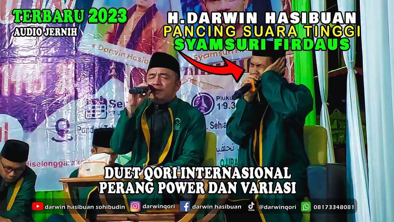 DUET TILAWAH TERPANAS H DARWIN HASIBUAN & SYAMSURI FIRDAUS