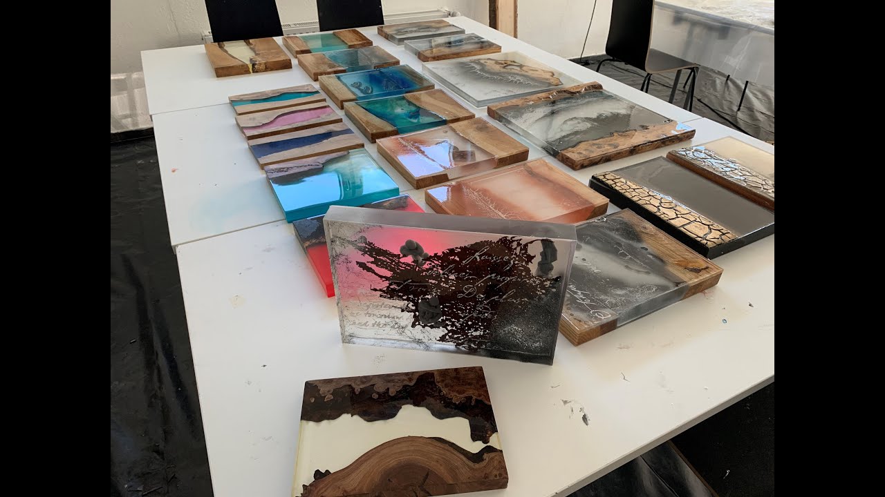 Einblicke Workshop Resin Kunst und Handwerk in Perfektion - How to..