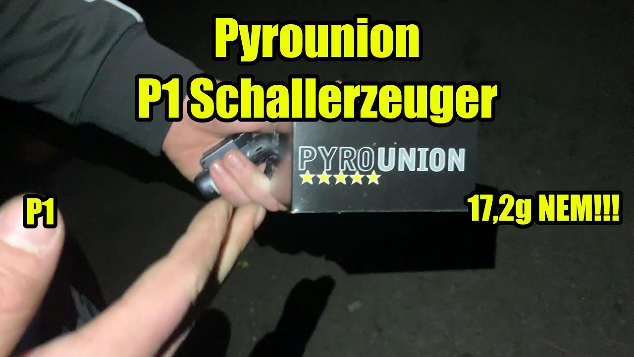 Pyrounion P1 Schallerzeuger / P1 / Test / Schallerzeuger mit Vorbrenner