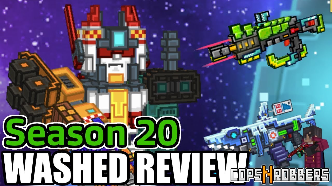 SEASON 20 BATTLE PASS / CHRISTMAS EVENT in Cops N Robbers! (WASHED PLAYER REVIEW)
